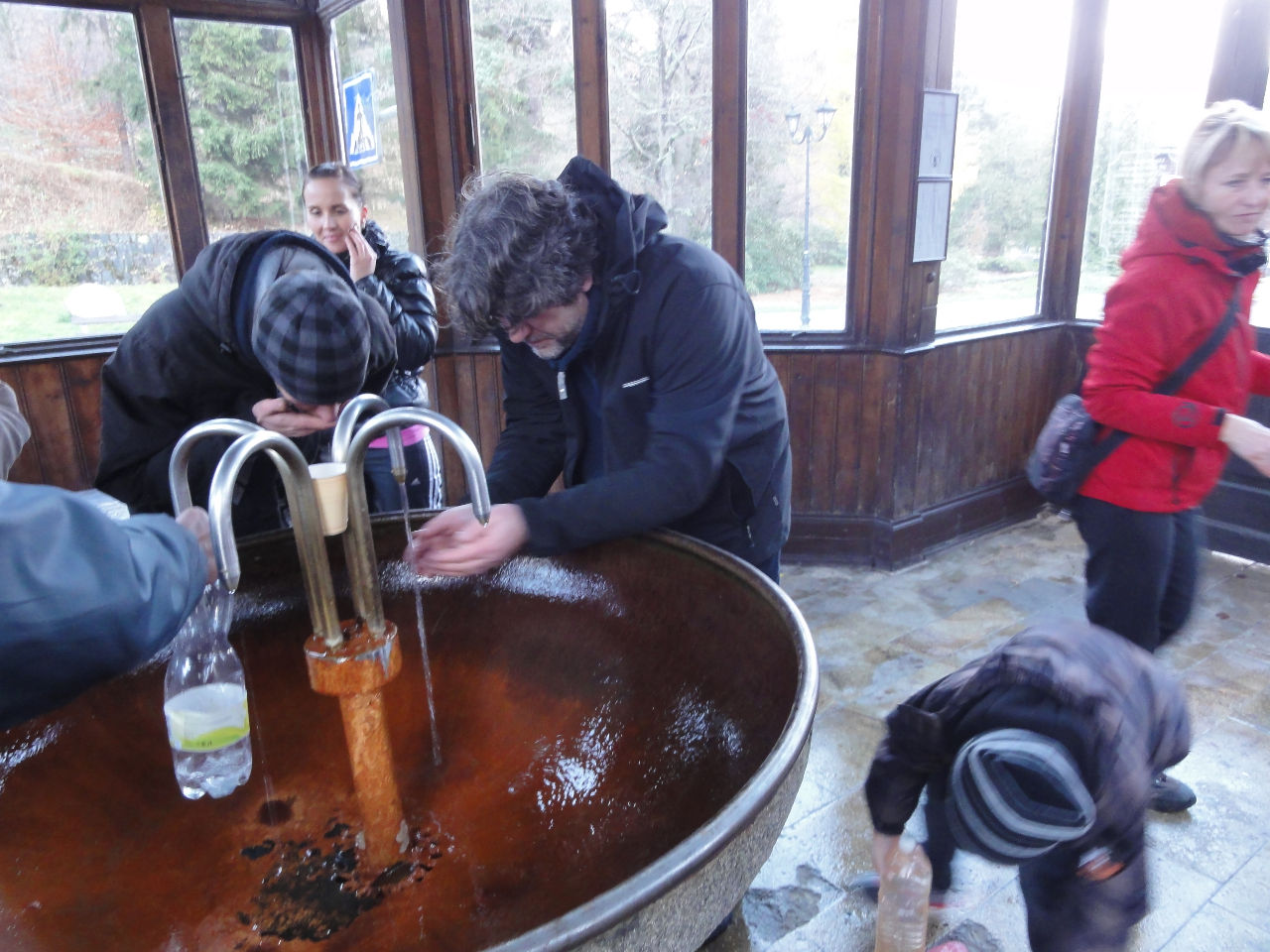 osvěžení léčivou vodou